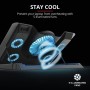Stand/Cooler notebook Trust GXT 1125 Quno, max 17.3 inch, 5 ventilatoare, suport de telefon detasabil TRUST - 6